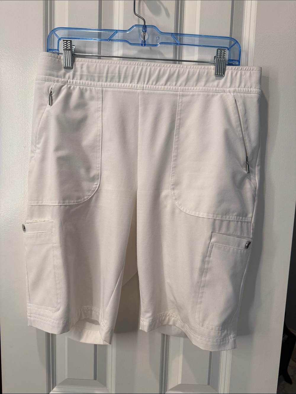 Chico’s White Cargo Shorts - Classic Comfortable Fit